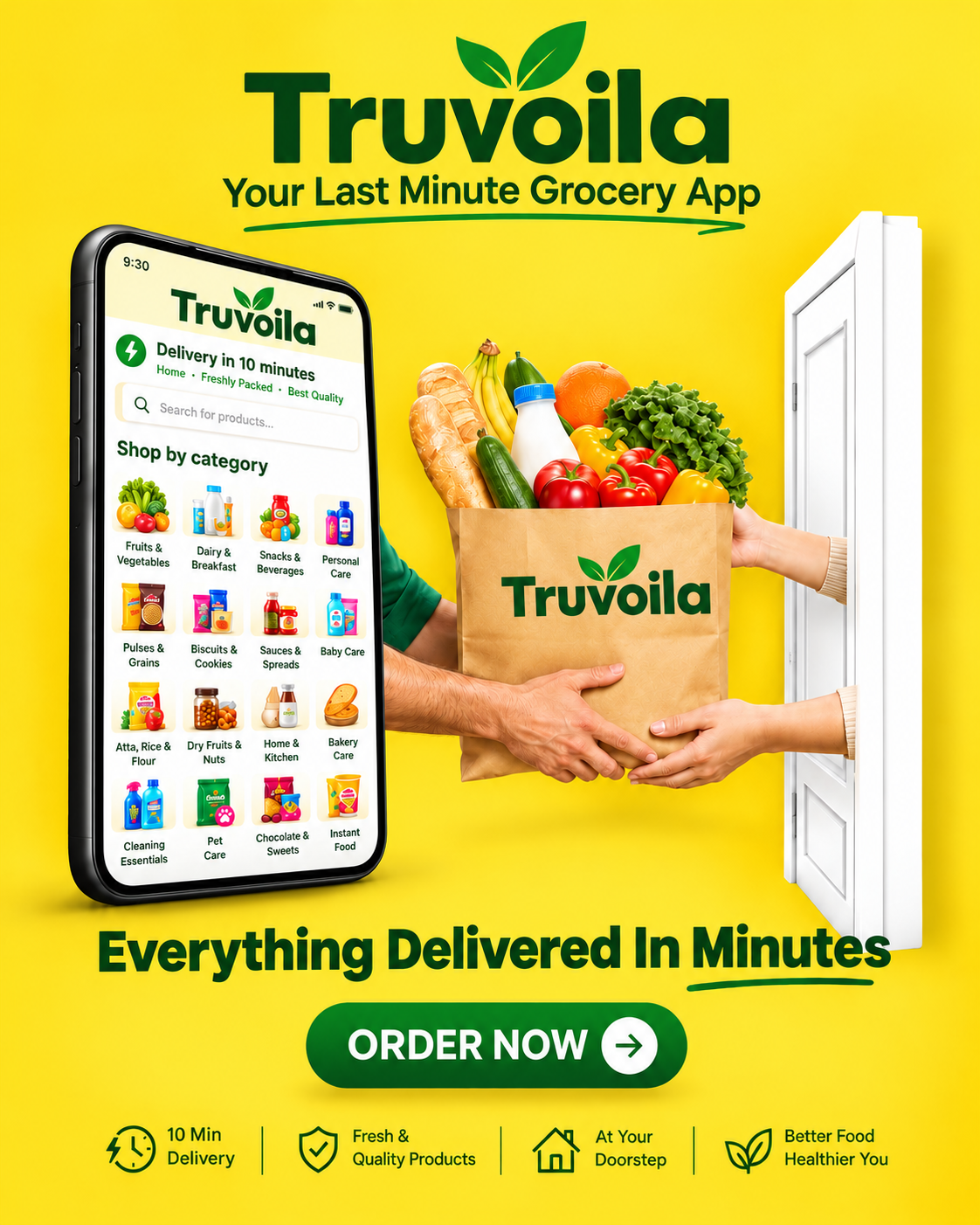 Fresh grocery products